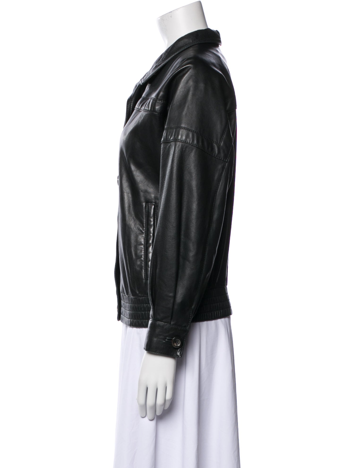 Bally Leather Bomber Jacket
