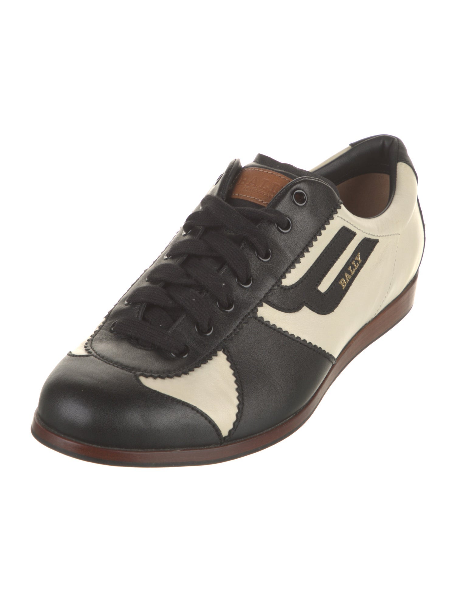 Bally Leather Printed Sneakers