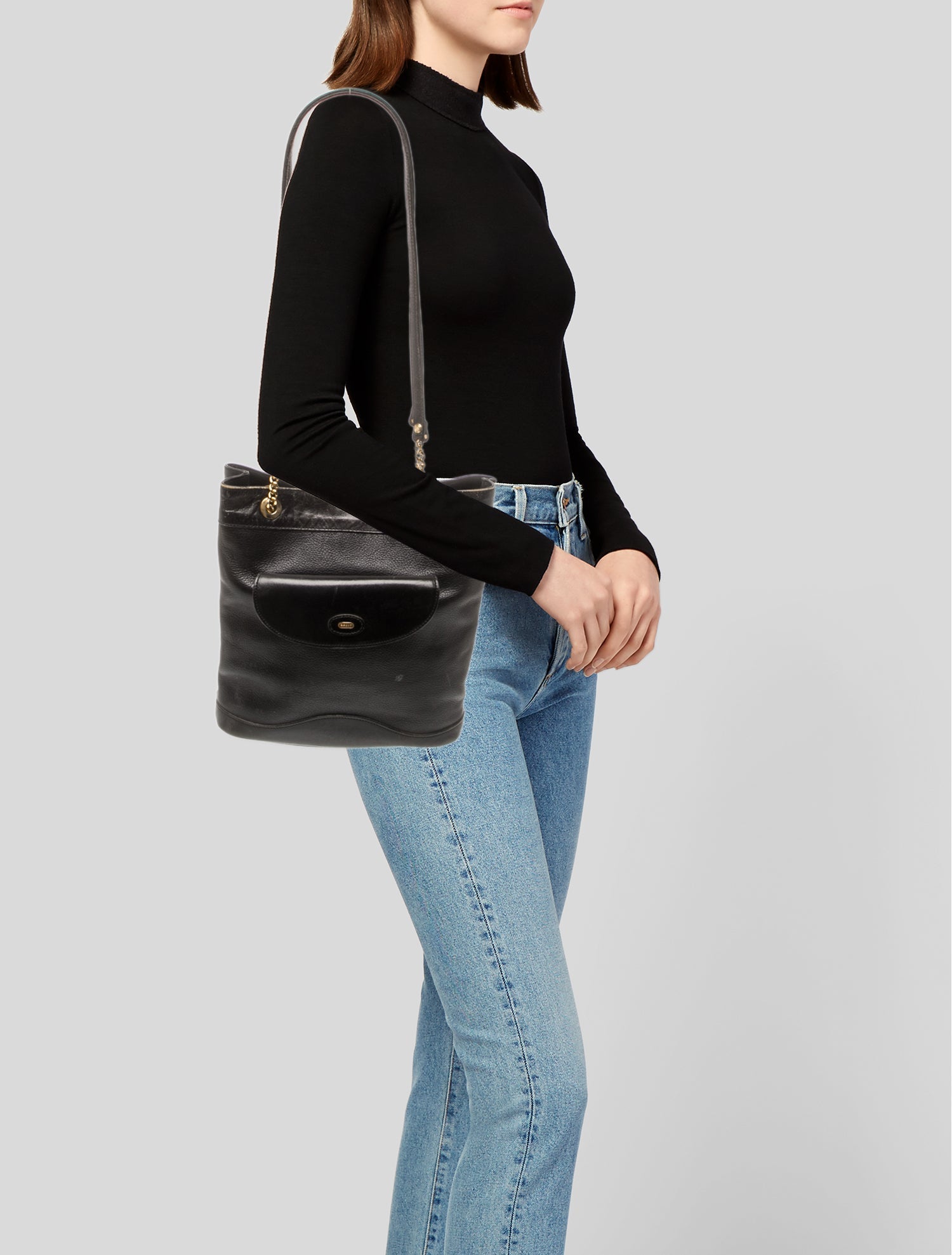 Bally Leather Messenger Bag