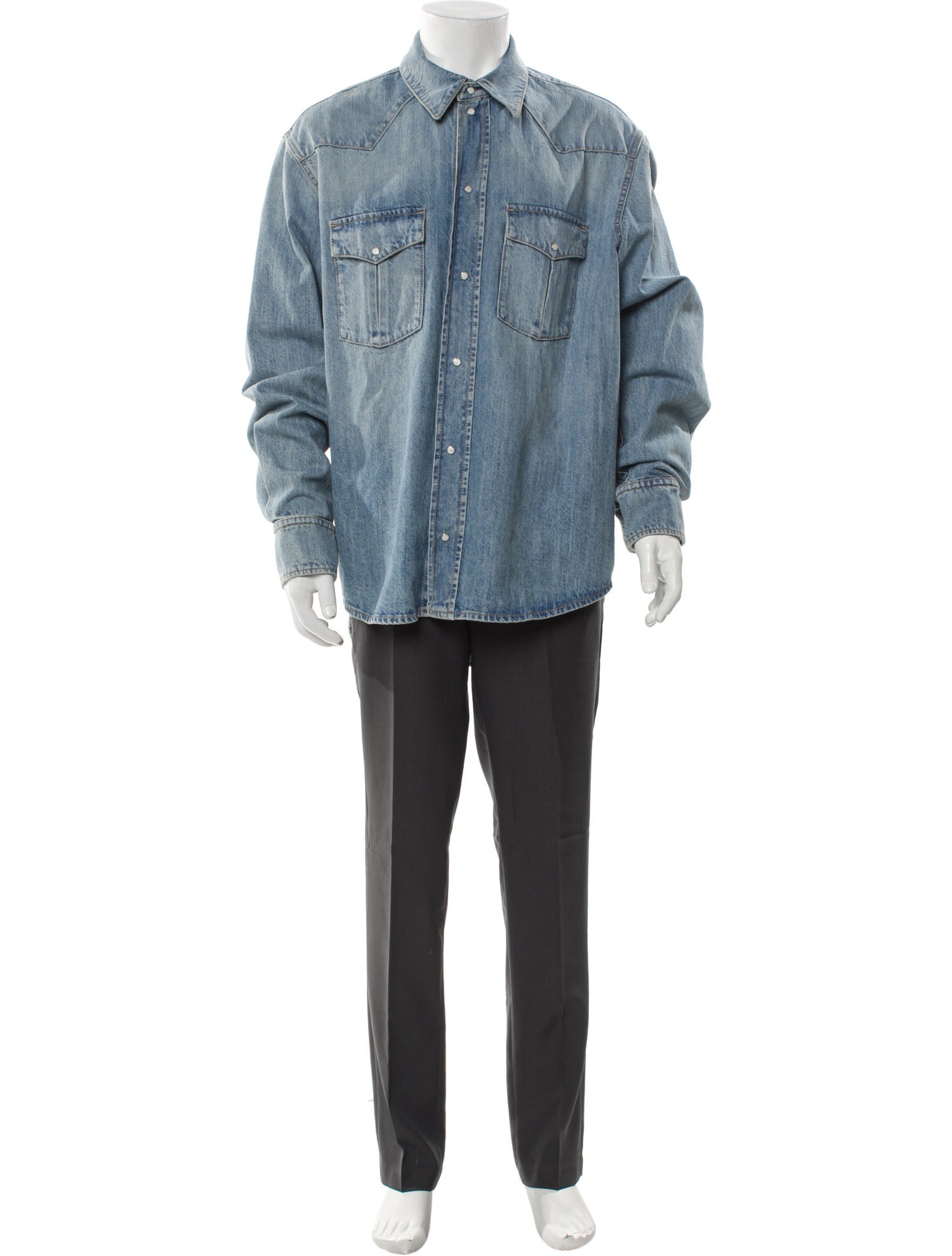 Bally Long Sleeve Denim Shirt
