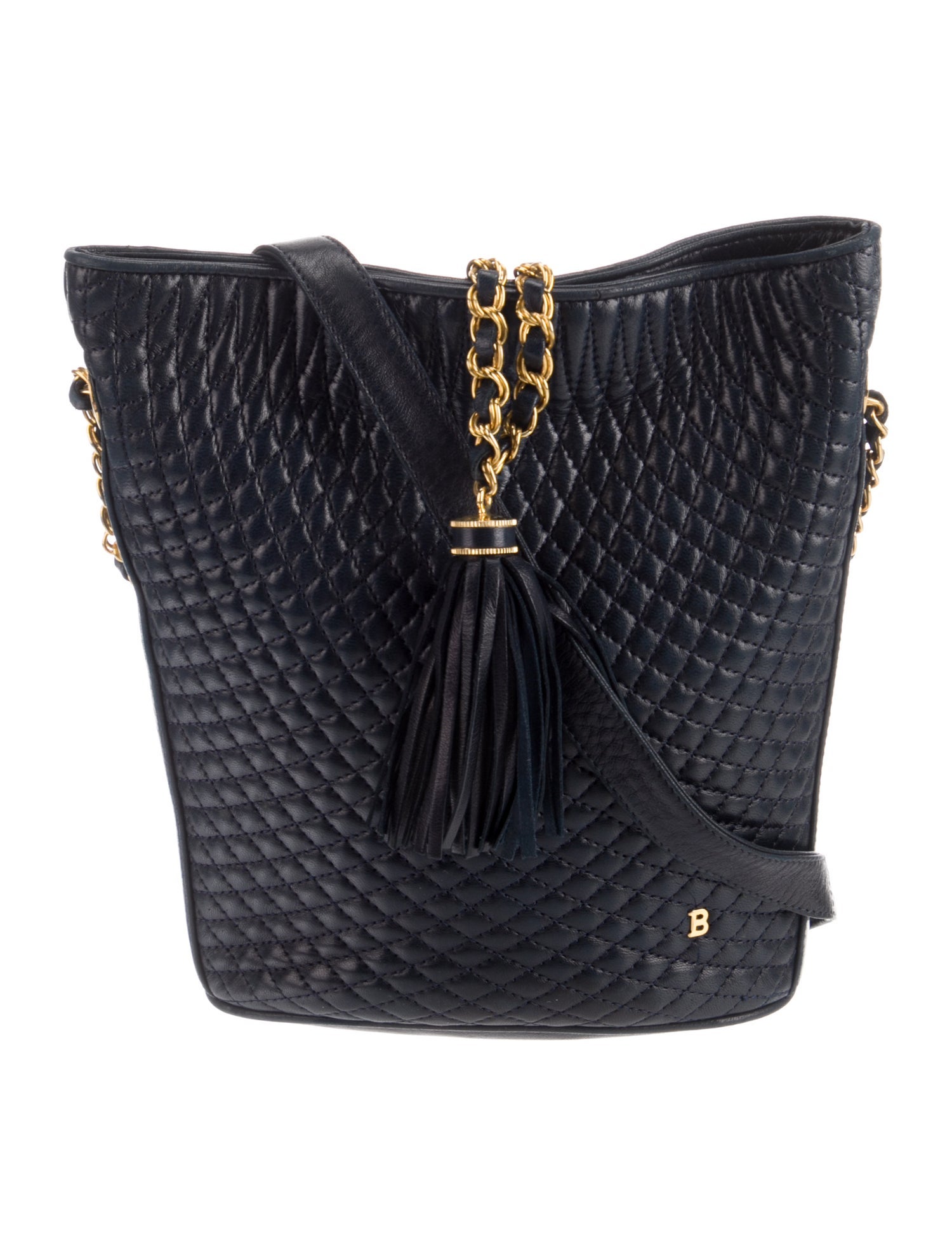 Bally Quilted Bucket Bag