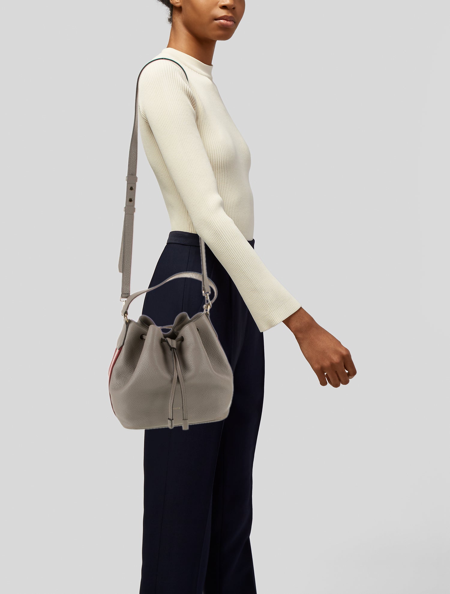 Bally Leather Top Handle Bag