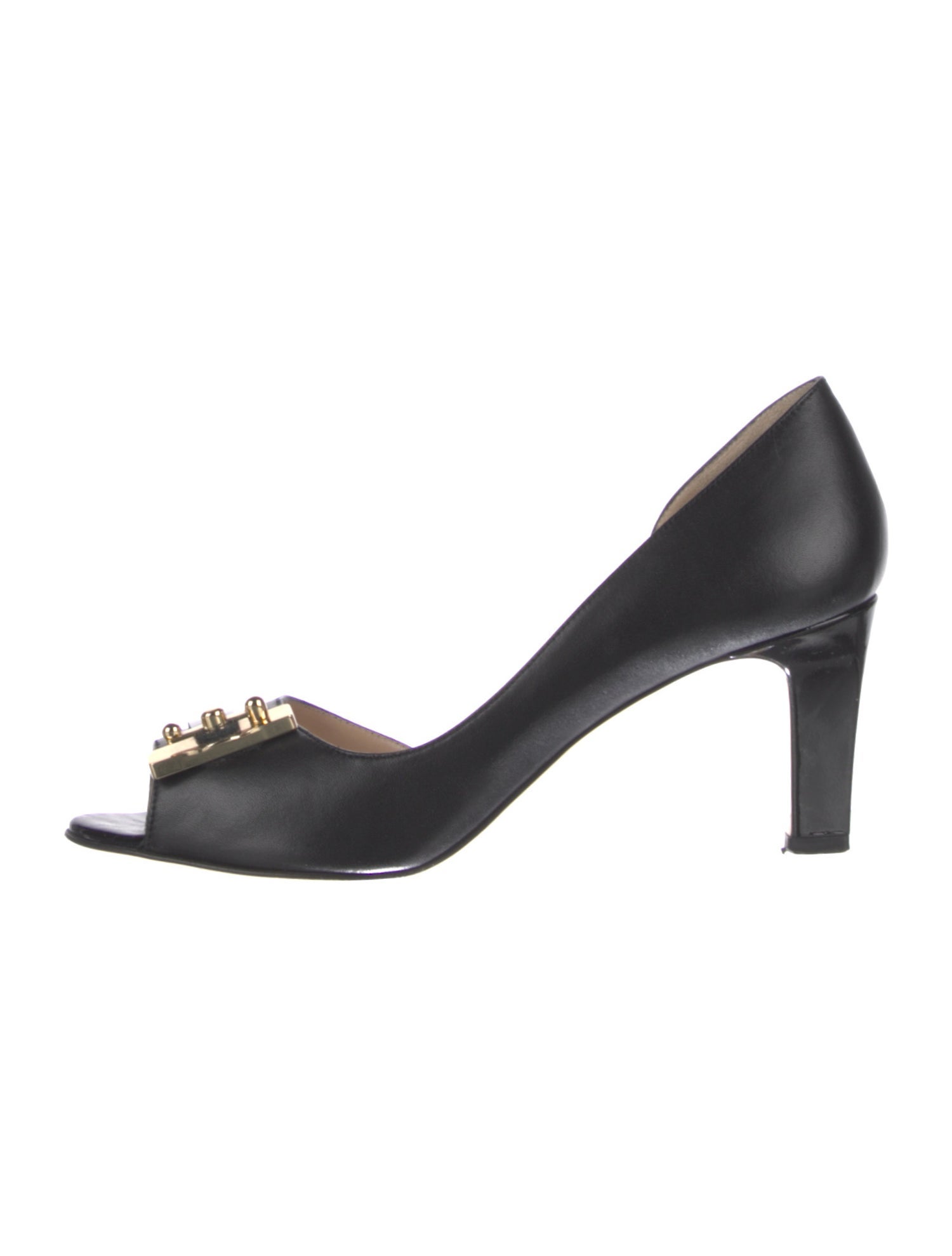 Bally Leather D'Orsay Pumps