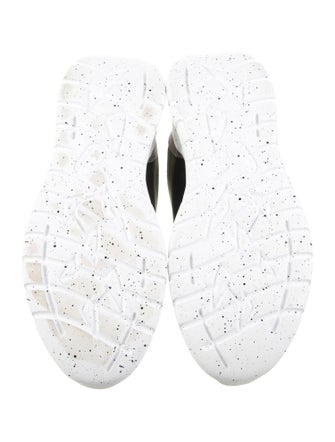 Bally Suede Colorblock Pattern Sneakers