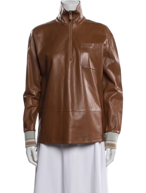 Bally Leather Bomber Jacket