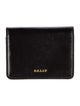 Bally Leather Card Holder Leather Wallet