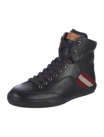 Bally Leather Lace-Up Boots