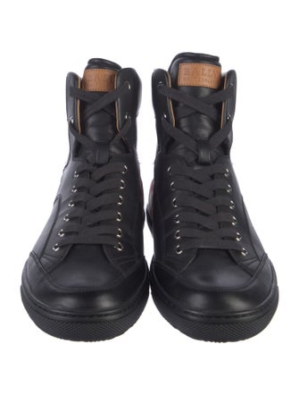 Bally Leather Lace-Up Boots