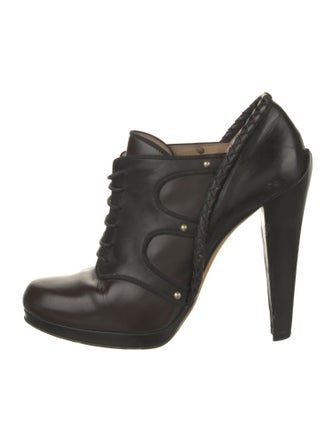 Bally Leather Lace-Up Boots