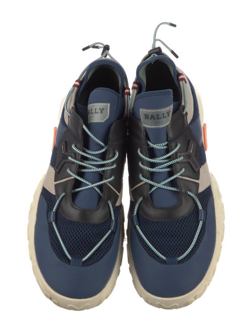 Bally Leather Printed Sneakers