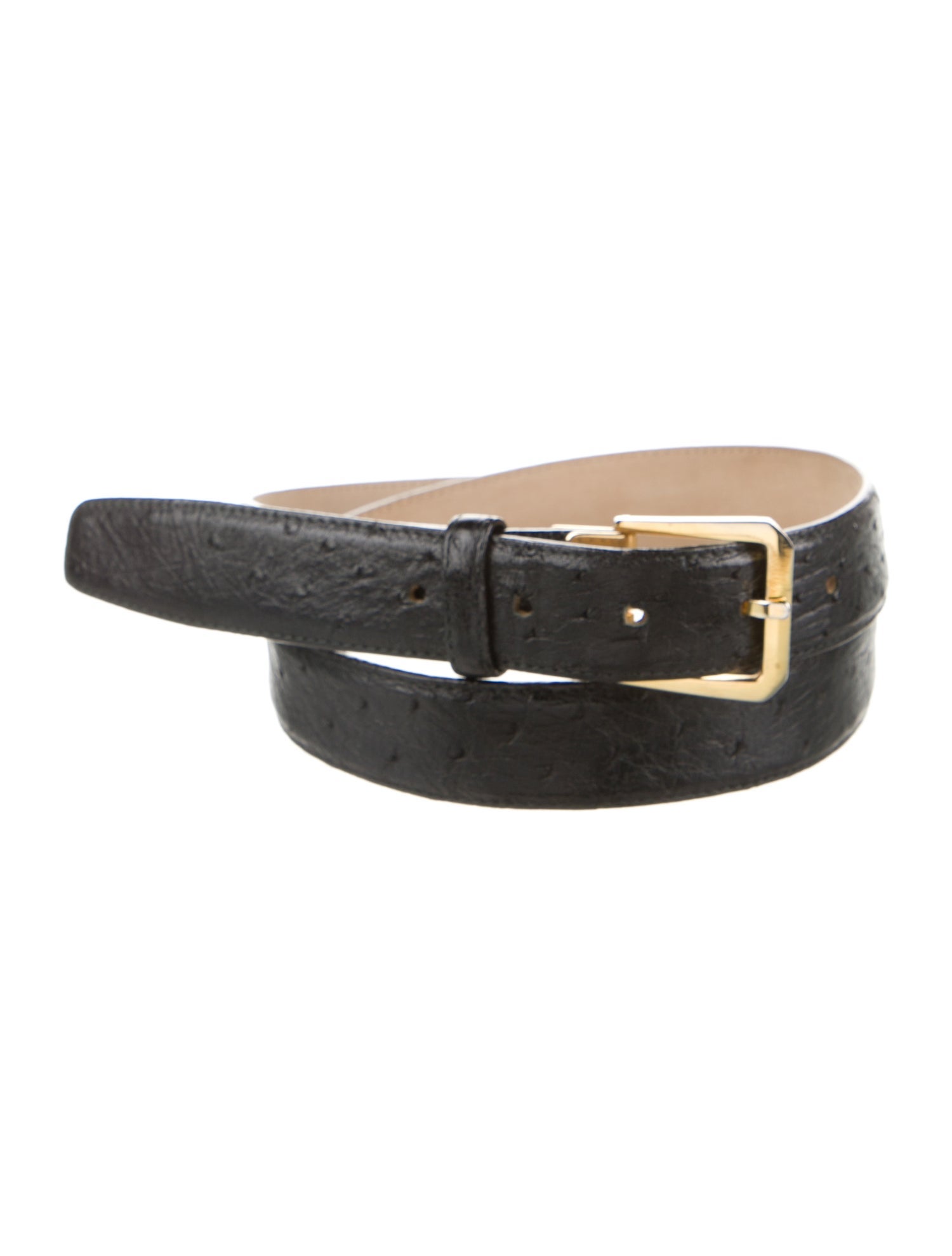 Bally Ostrich Belt