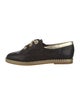 Bally Leather Glitter Accents Espadrille Sneakers