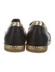 Bally Leather Glitter Accents Espadrille Sneakers