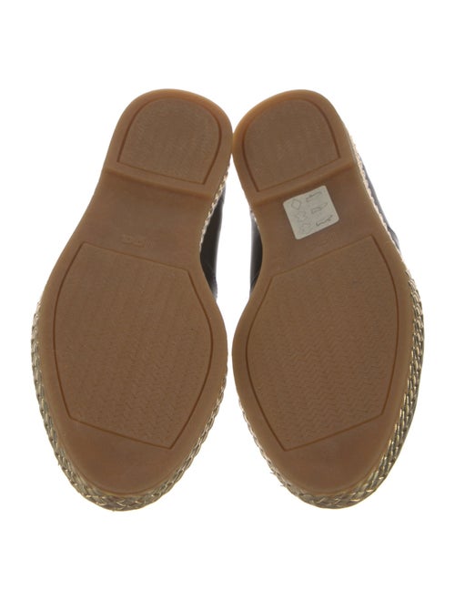 Bally Leather Glitter Accents Espadrille Sneakers