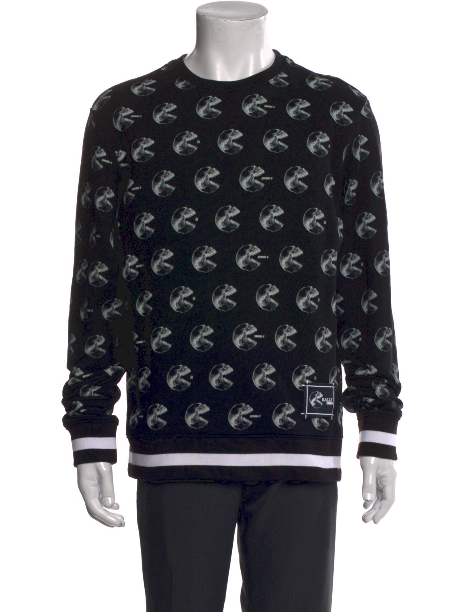 Bally Printed Crew Neck Sweatshirt