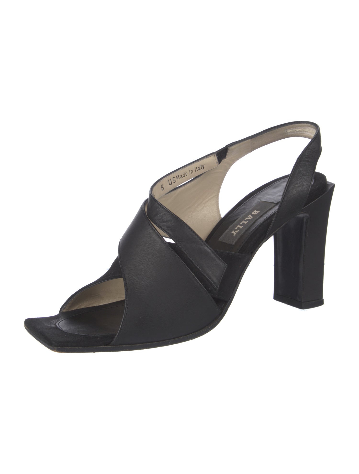 Bally Leather Slingback Sandals