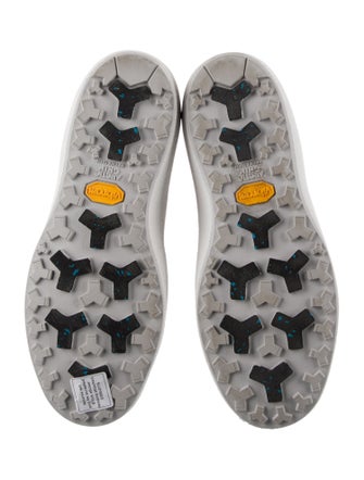 Bally Leather Colorblock Pattern Rain Boots