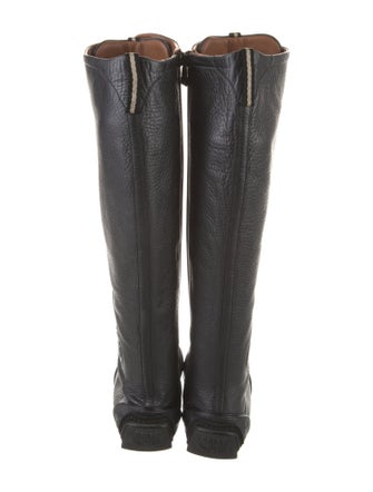 Bally Leather Lace-Up Boots