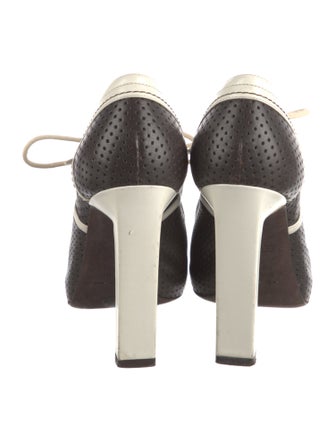 Bally Leather Printed Pumps