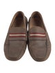 Bally Leather Striped Drivers