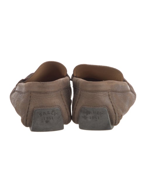 Bally Leather Striped Drivers