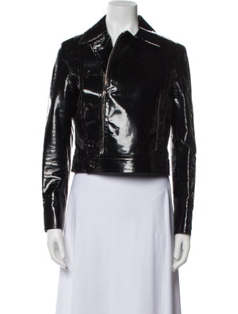 Bally Lamb Leather Biker Jacket
