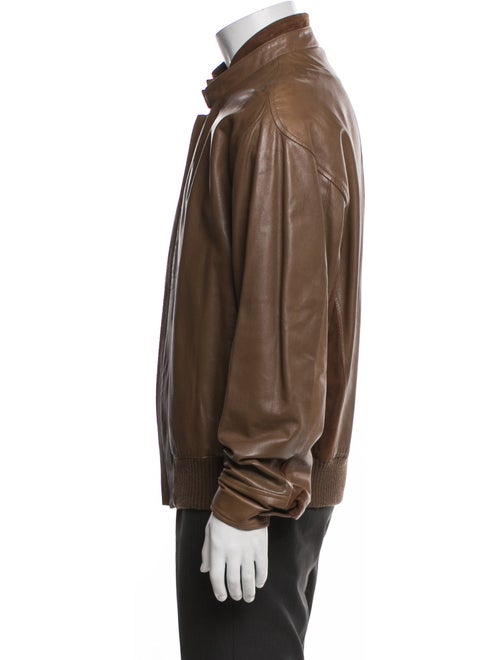 Bally Leather Bomber Jacket