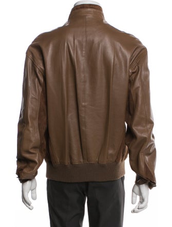 Bally Leather Bomber Jacket