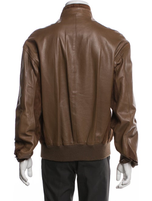 Bally Leather Bomber Jacket
