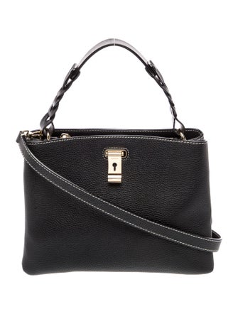 Bally Leather Top Handle Bag