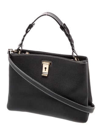 Bally Leather Top Handle Bag
