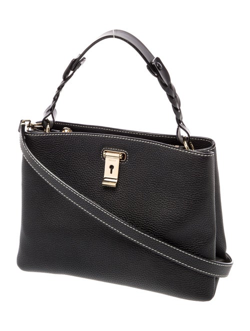 Bally Leather Top Handle Bag