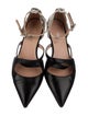Bally Leather Animal Print D'Orsay Flats