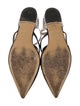 Bally Leather Animal Print D'Orsay Flats