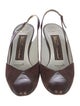 Bally Leather Slingback Pumps