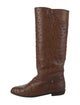 Bally Ostrich Riding Boots