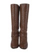 Bally Ostrich Riding Boots