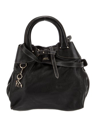 Bally Leather Top Handle Bag
