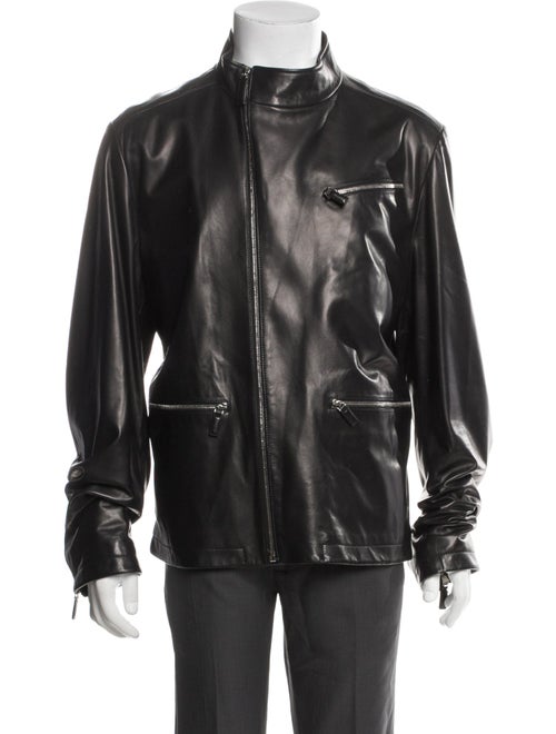 Bally Lambskin Moto Jacket