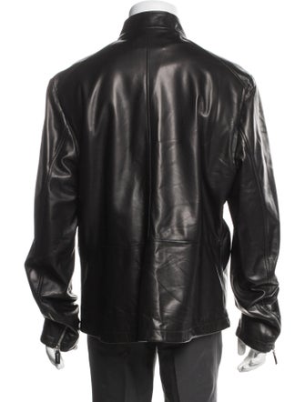 Bally Lambskin Moto Jacket