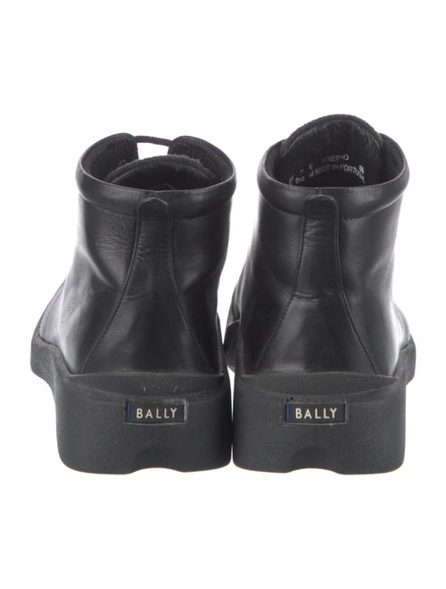 Bally Leather Lace-Up Boots