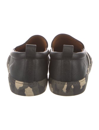 Bally Leather Printed Sneakers