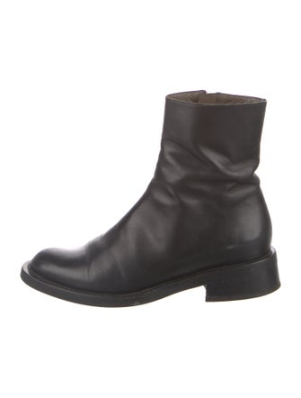 Bally Leather Combat Boots
