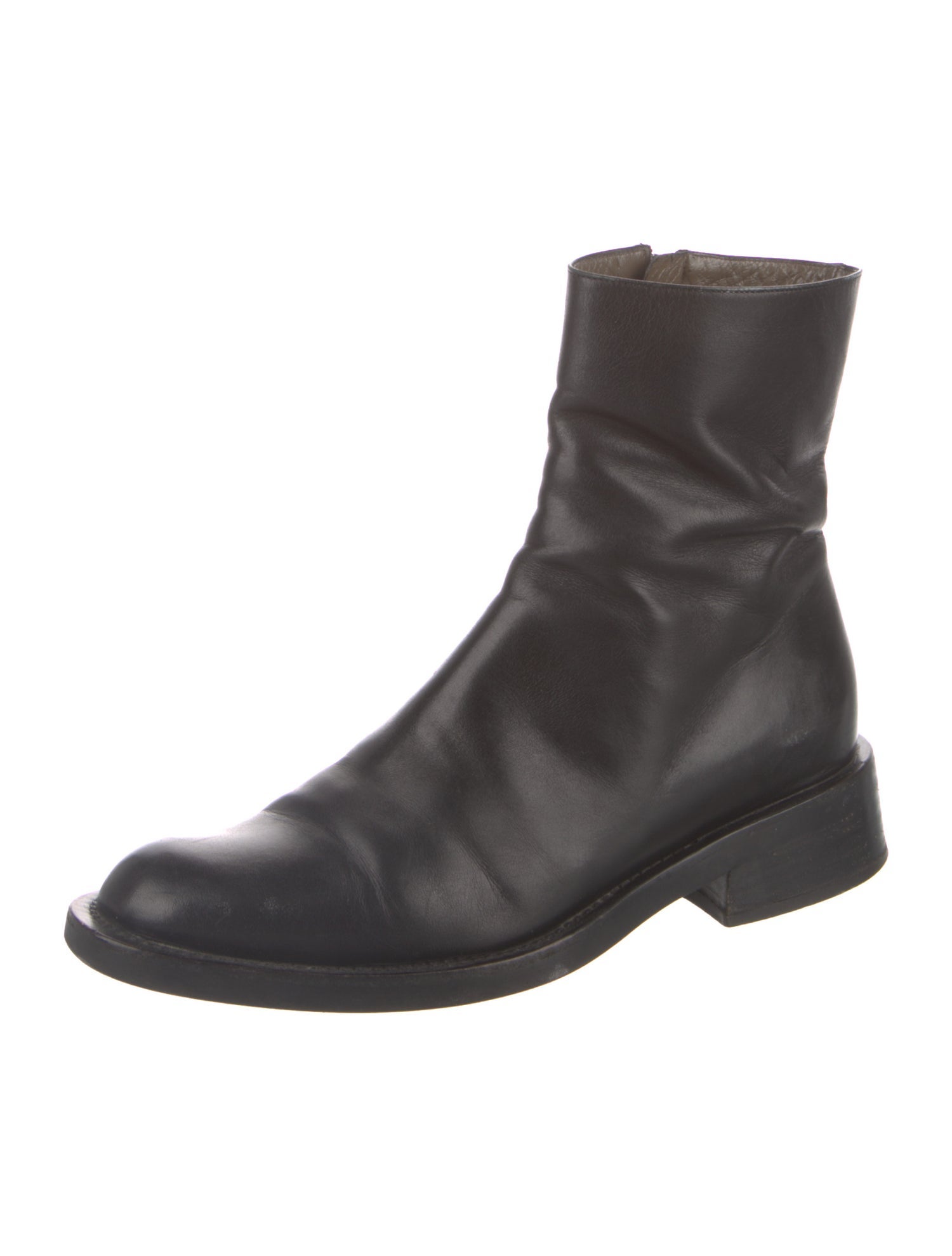 Bally Leather Combat Boots