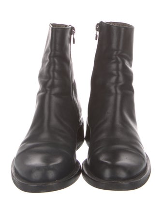Bally Leather Combat Boots
