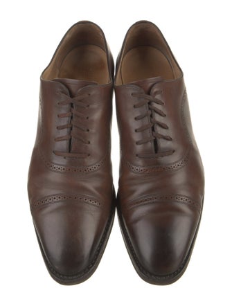Bally Leather Lasercut Accents Brogues