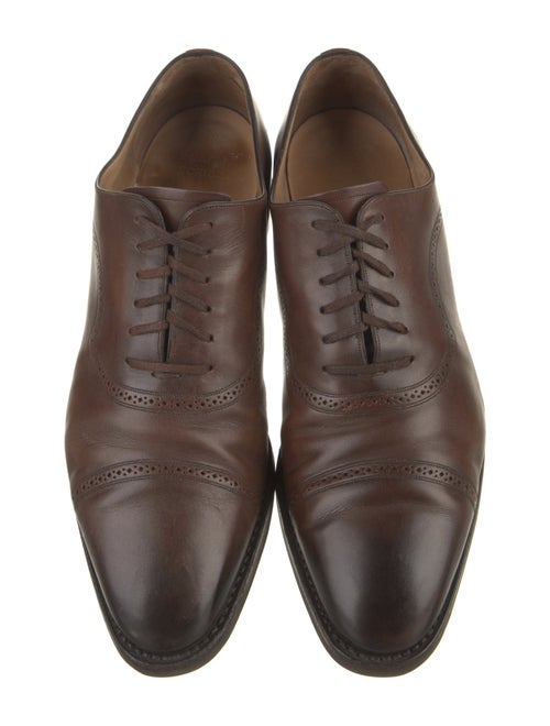 Bally Leather Lasercut Accents Brogues