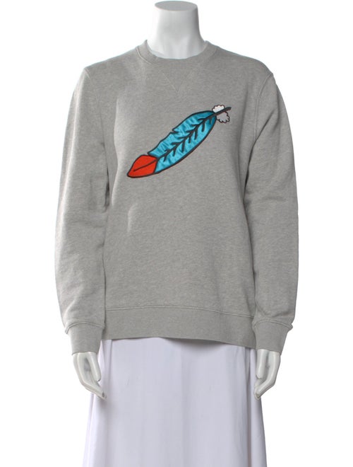 Bally Graphic Print Crew Neck Sweater