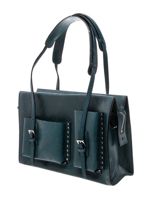 Bally Leather Top Handle Bag