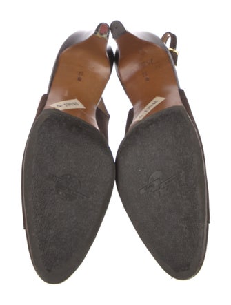 Bally Leather Slingback Pumps